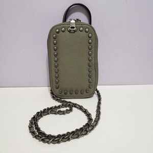 Steve Madden ELLIS Gray Phone Case Crossbody Hipster Purse 7"×7"